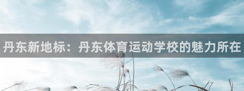 球王会体育：丹东新地标：丹东体育运动学校的魅力所在